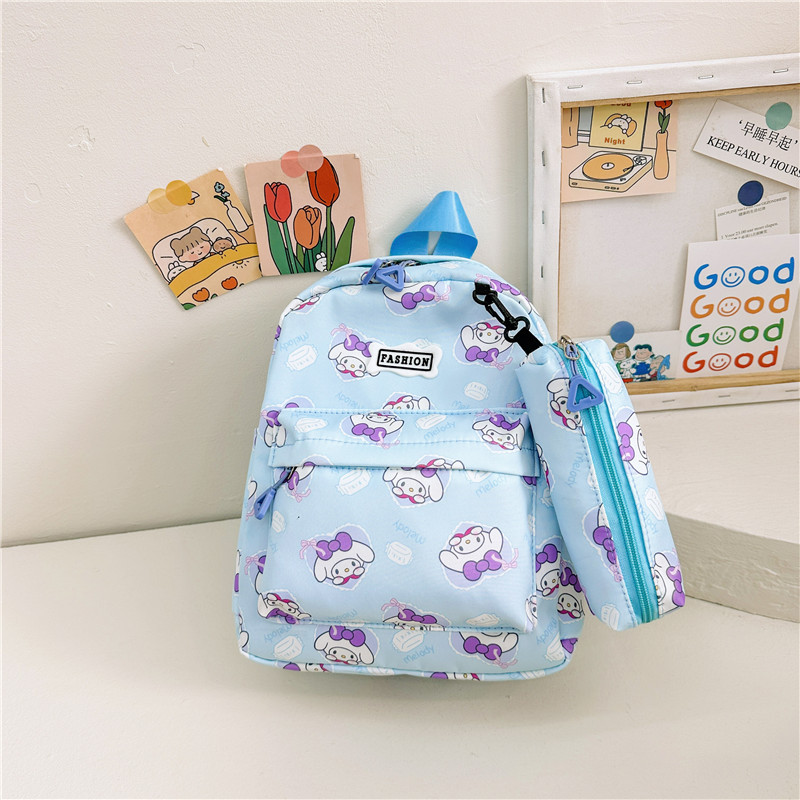 New cartoon lightweight backpacks for children, kindergarten backpacks, primary school students' leisure travel bags and travel bags full figure