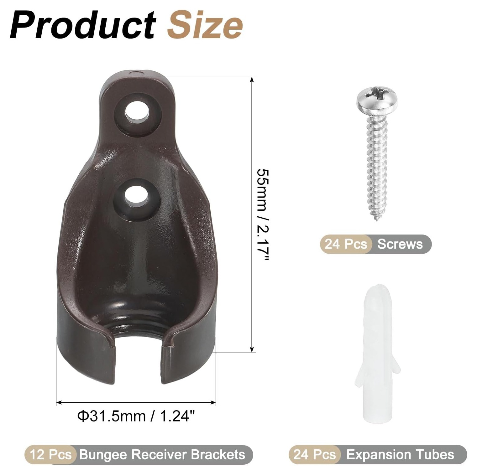 A roller blind stand, indoor/outdoor sunshade umbrella and roller blind replacement parts, curtain accessories, outdoor windproof seat Specification drawing