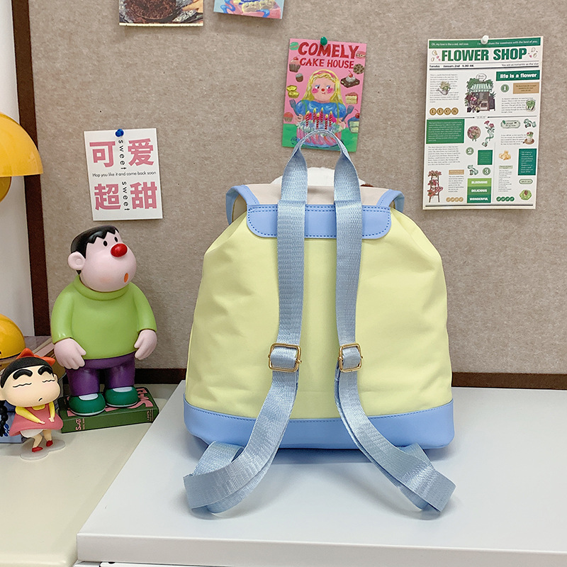 Cute plush puppy for autumn and winter, children's backpacks for going out, versatile commuting girl's heart backpacks, primary school students' schoolbags Specification drawing