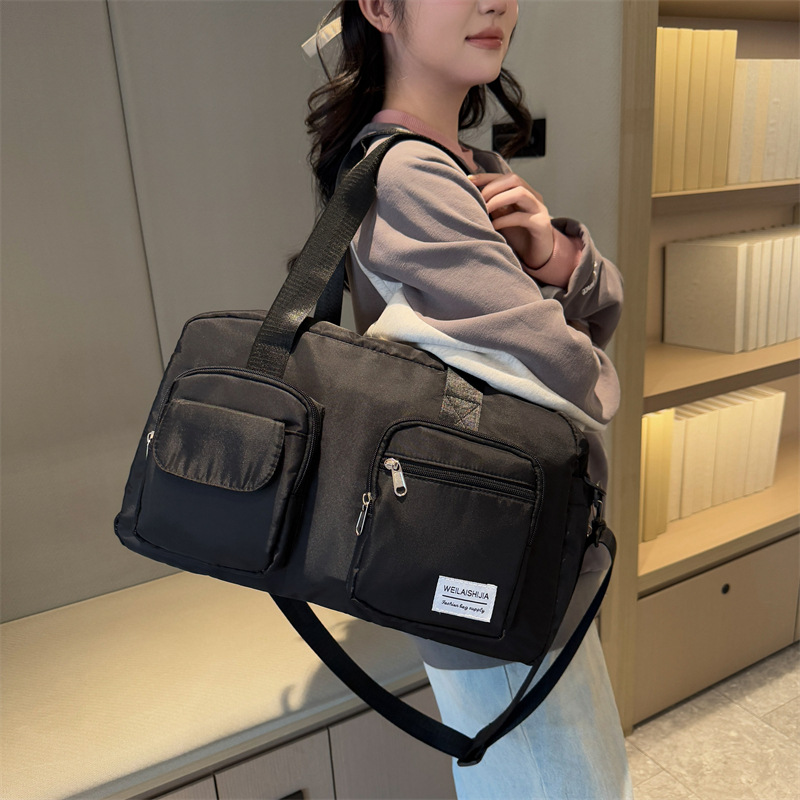 New cross-border large-capacity travel bags for men and women, portable bags for pregnant women waiting to give birth, outdoor sports, swimming and fitness bags Specification drawing