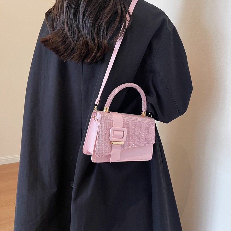 Retro and elegant small square bag for women 2023 autumn new style, fashionable and trendy single-shoulder bag, casual commuting crossbody bag for women Specification drawing
