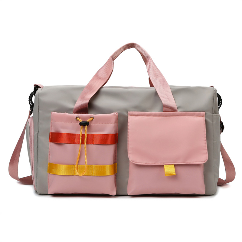 Travel bag for women, large-capacity portable, lightweight and waterproof luggage bag, short-distance business trip, travel, boarding, maternity bag, storage bag Item Picture