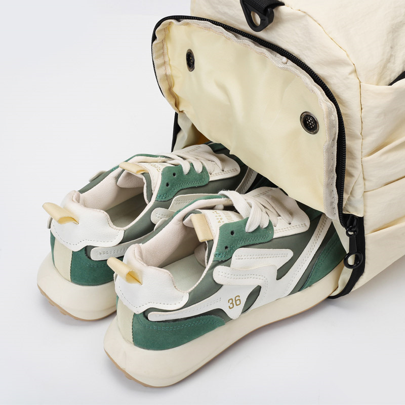 New travel bags with dry and wet separation, fitness bags, large-capacity yoga bags, short-distance business trip hand luggage bags, and single-shoulder bags Specification drawing