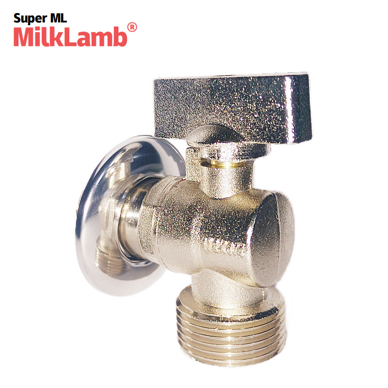 Cross-border exclusive supply 1/2"x3/4" external thread zinc alloy Angle valve, foreign trade export type household zinc alloy Angle valve Item Picture