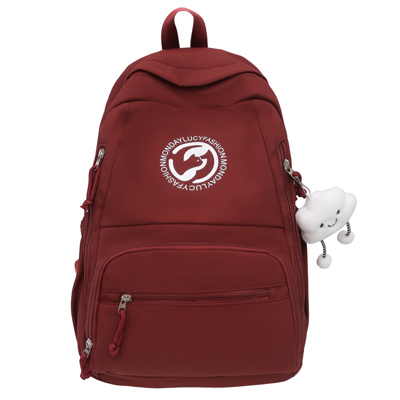 High-appearance-level ins Korean-style schoolbag for girls, large-capacity backpack for junior and senior high school students, and a niche design backpack for girls Item Picture
