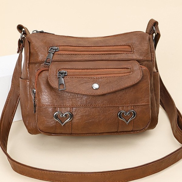 Single-shoulder cross-border trend crossbody bag, simple and casual bag, trendy design, solid color Korean-style crossbody bag, messenger bag Application Scenario