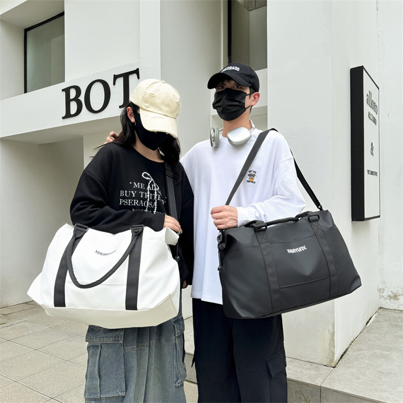New cross-border water-resistant travel bag, large-capacity sports and fitness handbag, dry and wet separated luggage bag, single-shoulder bag details Picture