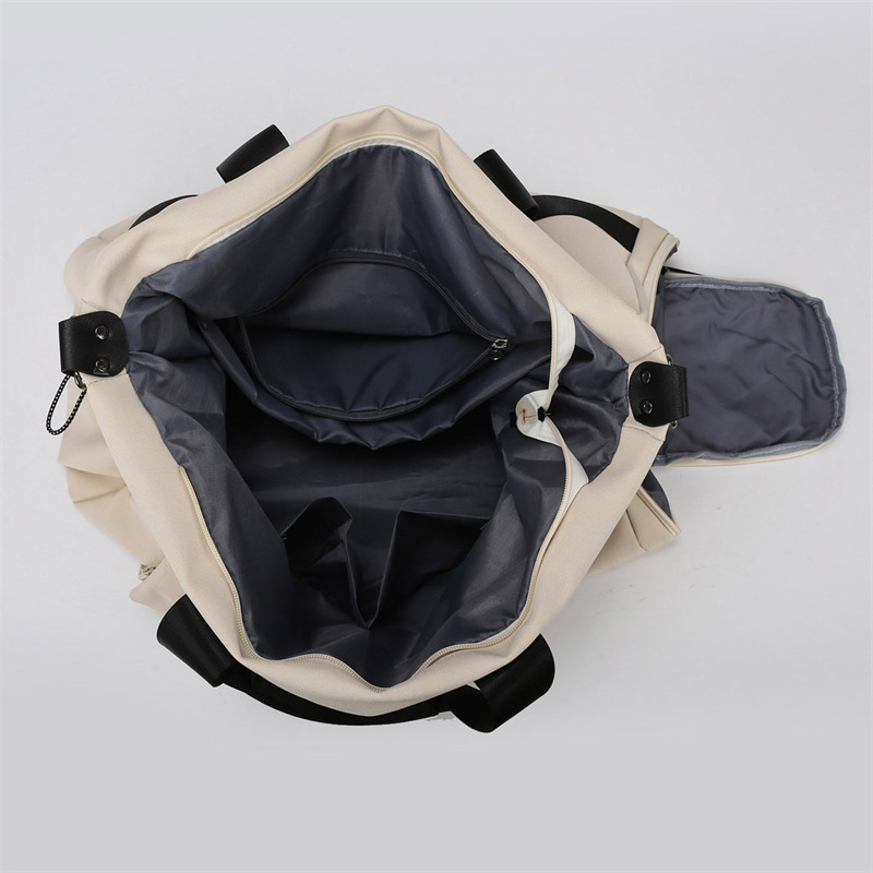 High-quality single-shoulder bag, lightweight storage bag, maternity fitness yoga crossbody bag, independent shoe compartment, travel and business trip luggage bag Specification drawing