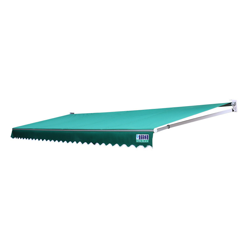 Source factory retractable awning and sunshade accessories, outdoor aluminum alloy electric hand-cranked awning, folding rain shelter Item Picture