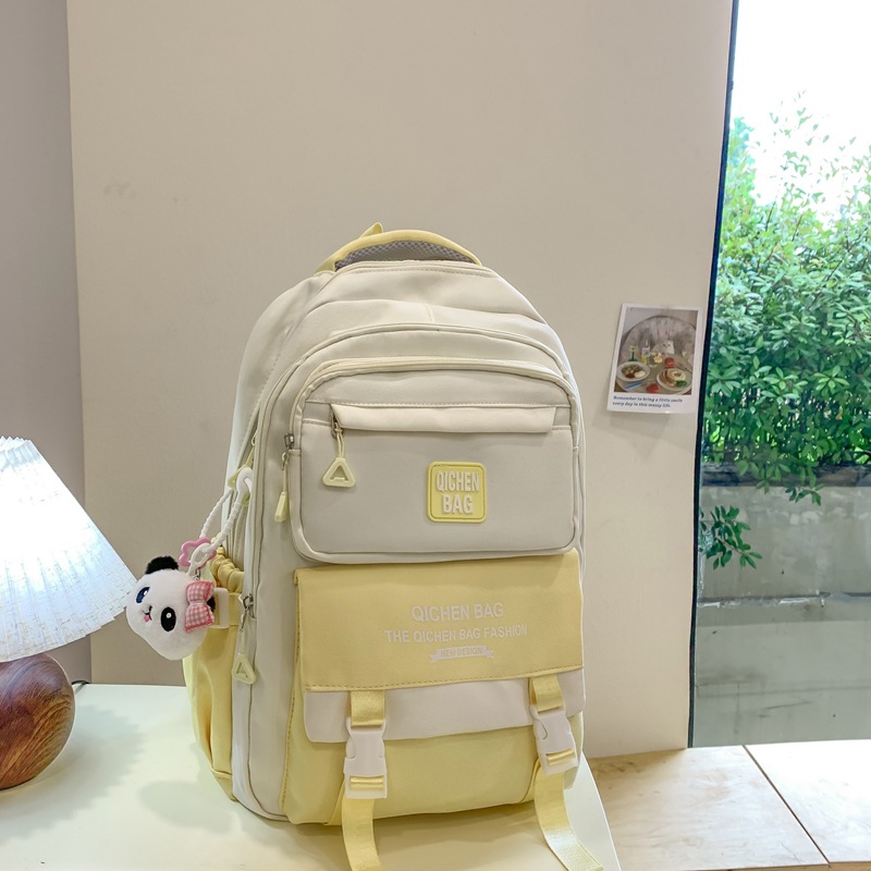 Schoolbag for girls, large-capacity junior high school backrest, lightweight backpack for primary school students, senior high school students, grades 3, 4, 6 and 6 details Picture
