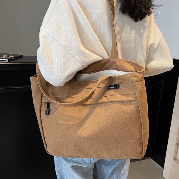 Tote bag Autumn and Winter new large-capacity commuting single-shoulder armpit bag, laid-back student single-shoulder bag, commuting to work bag full figure