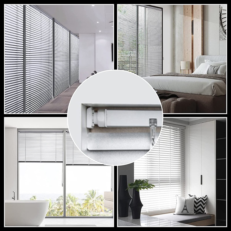4 blinds in stock, 1-inch simple fixing accessory set without drilling, installation code, including wrench Application Scenario