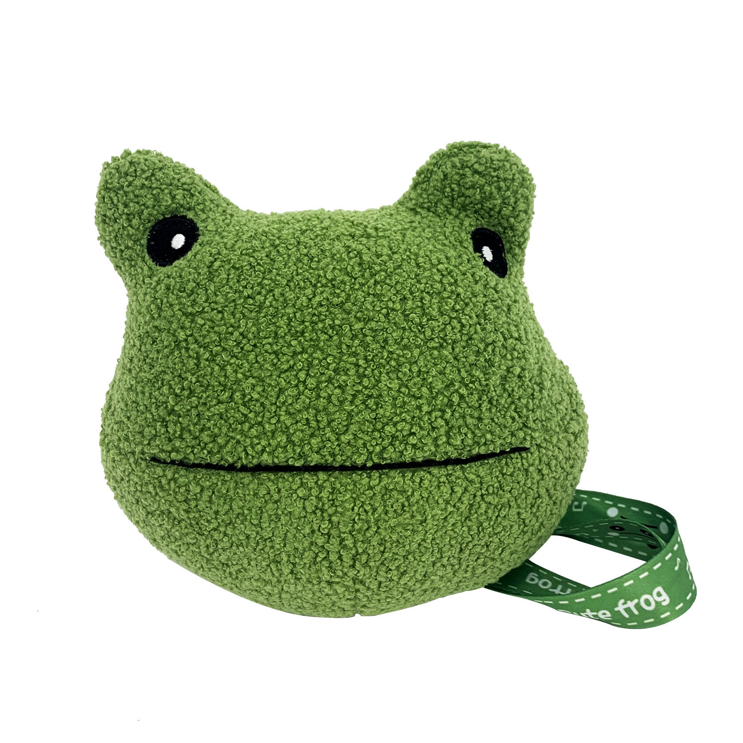 New cute and ugly frog doll, single-shoulder crossbody bag, cartoon plush bag, children's gift, claw machine doll Item Picture