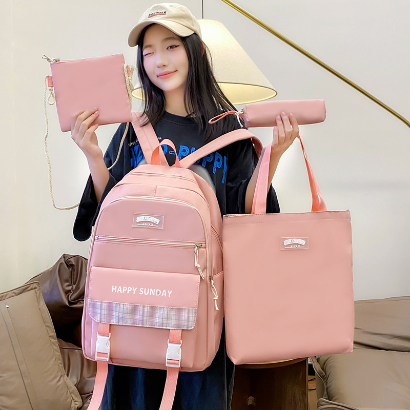 The new schoolbag for girls is a cute and lightweight backpack for primary school students in grades five and six, and a simple and large-capacity backpack for junior high school students Application Scenario