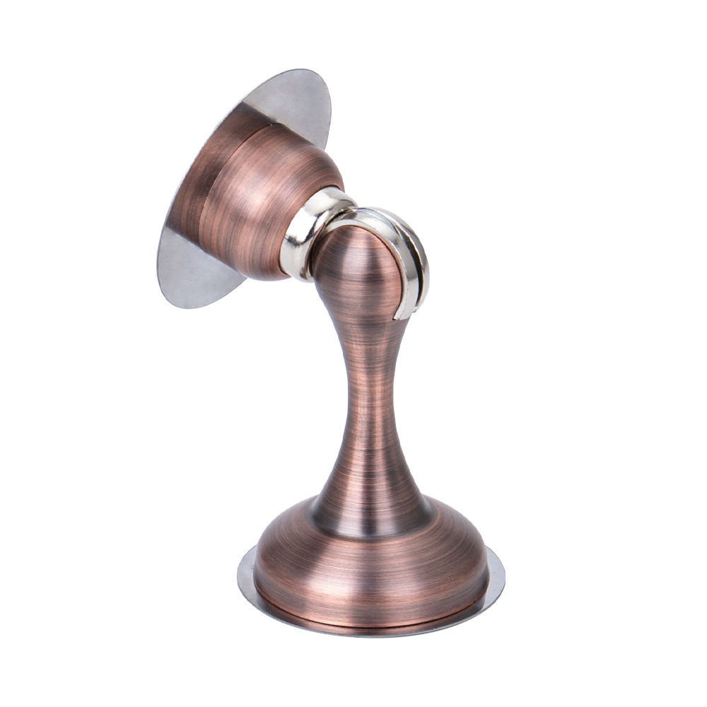 Stainless steel strong magnetic door suction, thickened door stop, no need for drilling, anti-collision device, bedroom door, silent strong magnetic floor suction Item Picture