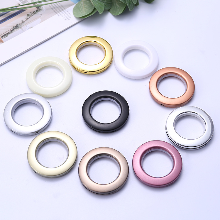 Foreign trade direct supply creative curtain rings, perforated curtain buckles, Roman rings, multi-color curtain accessories, Roman rings Specification drawing