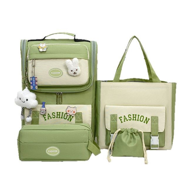 High appearance level, large capacity, lightweight, lightweight, versatile backpack, multi-functional tutorial bag for junior high school and senior high school students, handbag Item Picture