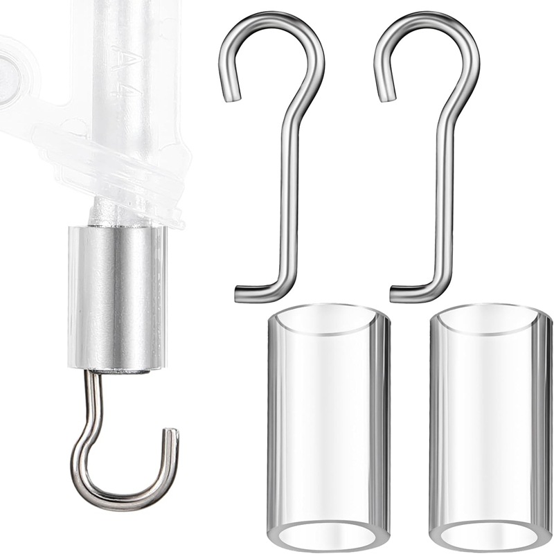 Venetian blind curtain head hook rubber hose repair parts, Venetian blind frequency converter replacement hook 2 sets full figure