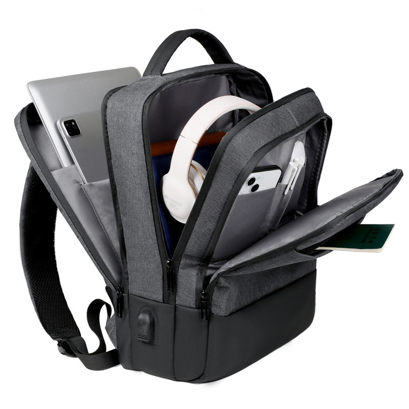 Cross-border business computer bag, double-shoulder high-end men's multi-functional casual backpack, large-capacity business travel bag Application Scenario