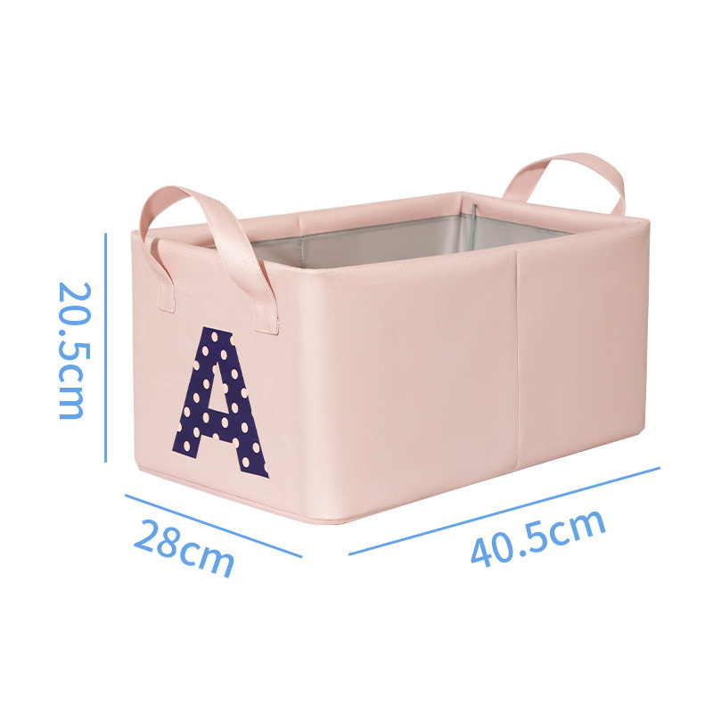 New ABC storage baskets are great for home storage, dormitory book storage boxes, toy storage boxes, and clothing storage boxes Item Picture