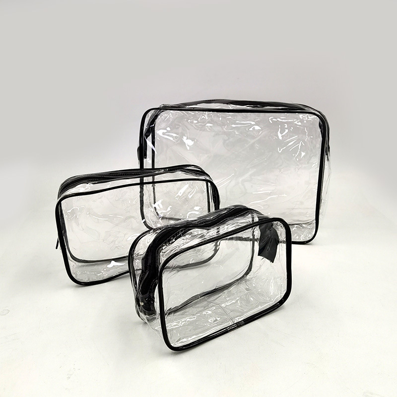 pvc waterproof transparent cosmetic bag, travel toiletries bag, multi-functional storage bag for cosmetics and toiletries Application Scenario