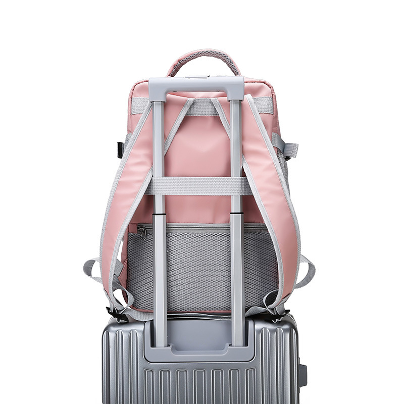 2025 New fashionable men's and women's computer bag, multi-functional travel backpack, large-capacity outdoor travel mommy bag Item Picture