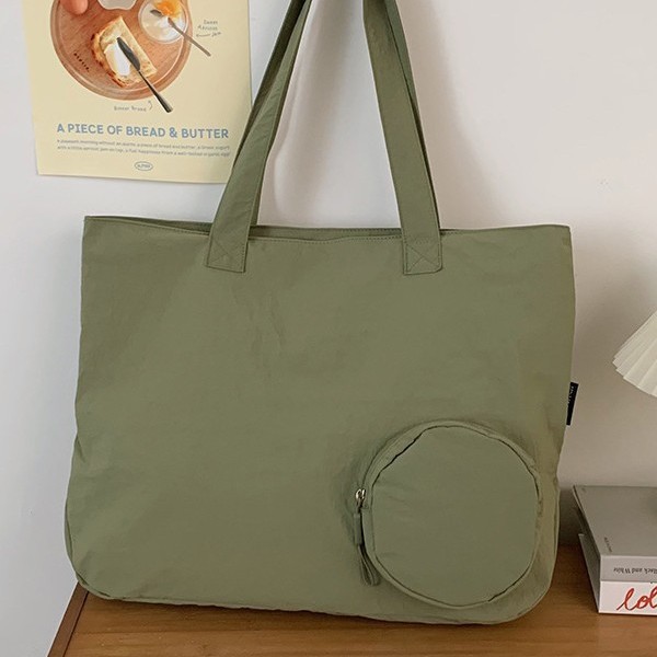 New large-capacity class handbags for autumn and winter, school-style single-shoulder bags, commuting bags for work, tutorial bags and computer bags details Picture