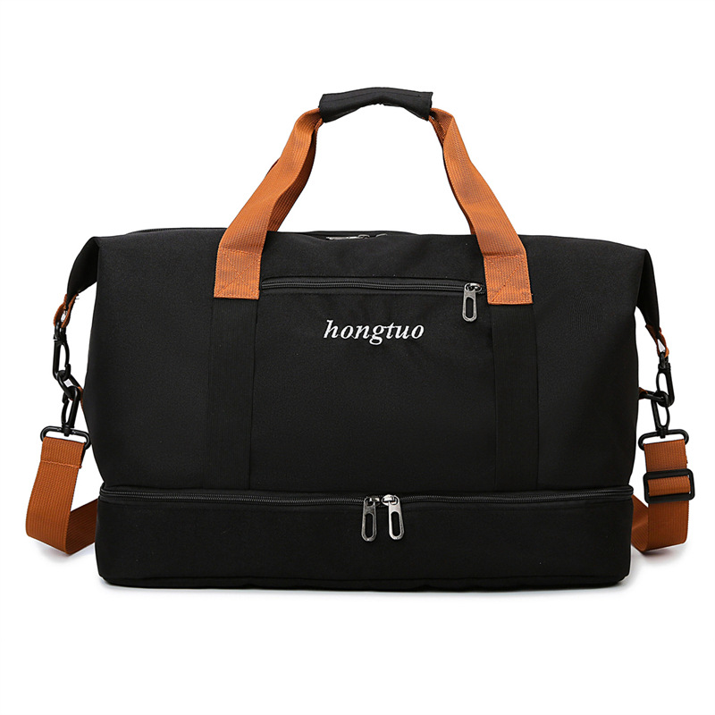 New cross-border fitness bags, convenient shoe compartments, boarding luggage bags, large-capacity waterproof men's and women's casual single-shoulder travel bags Item Picture