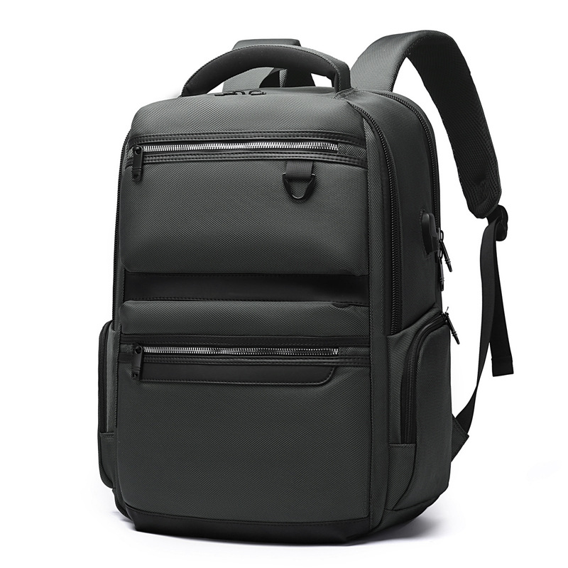 New minimalist computer backpack, large-capacity multi-functional business backpack, men's high-end business trip and commuting travel bag Item Picture