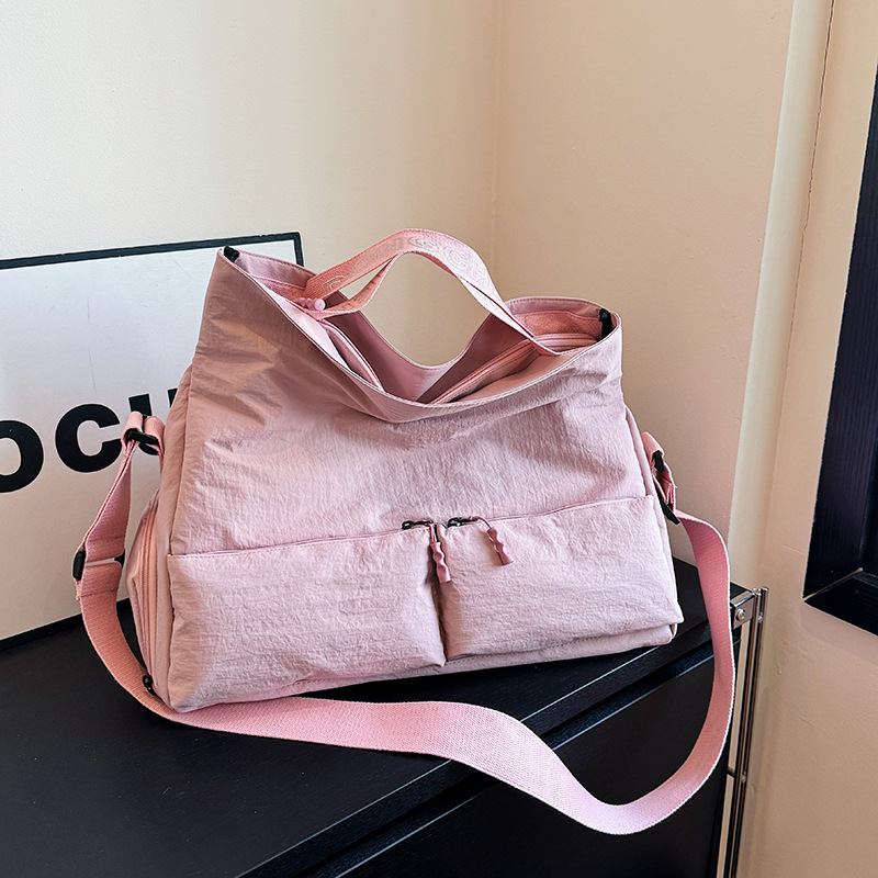Dry-wet separation swimming and fitness bag, multi-functional, lightweight and simple hand-held travel bag, Korean-style trendy outdoor sports bag full figure