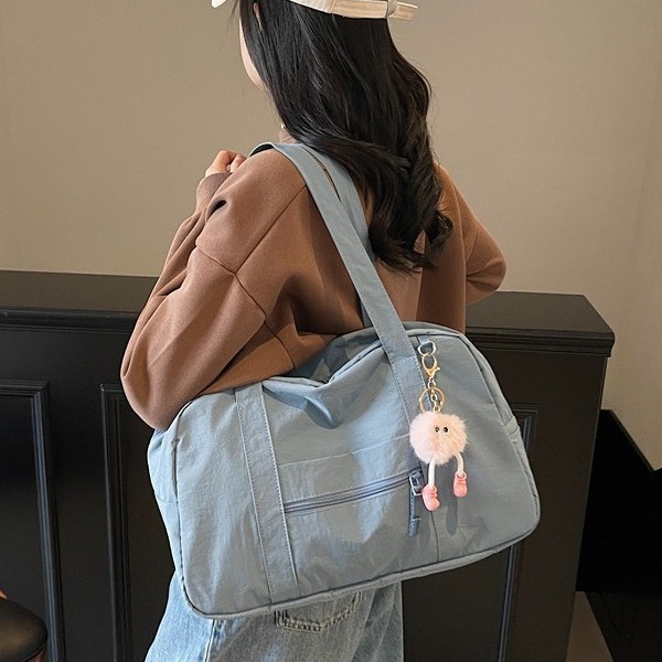 2025 Portable high-capacity travel bag, hand-held sports bag, fitness bag, short-distance travel bag, single-shoulder bag, tote bag details Picture