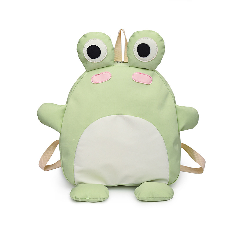 This three-dimensional and cute little frog cartoon backpack is a must-have for girls and versatile. It's a trendy small backpack for students' daily storage Item Picture