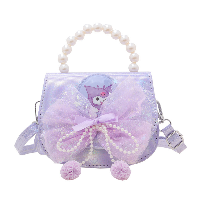 Flash Kumi handbag, children's crossbody small bag, Princess Melody Fashionable and cute girl shoulder bag Item Picture