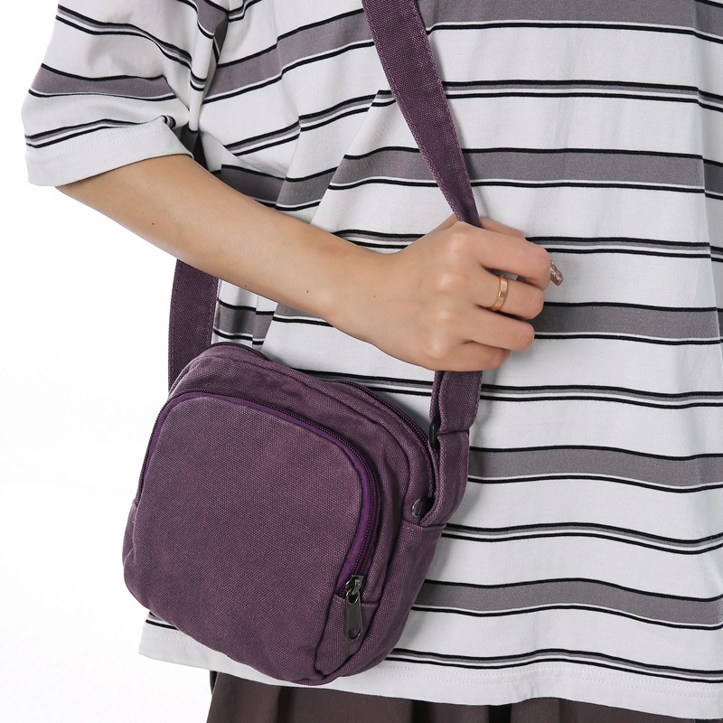Summer coin purse casual new small bag, retro crossbody bag, Korean mini phone bag for women, artistic single-shoulder bag full figure