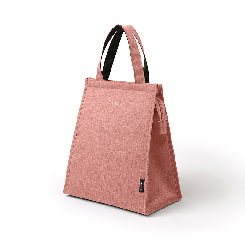 Thickened large-capacity Japanese bento bag, aluminum foil long-lasting insulation lunch box bag, Oxford cloth hand-held bento bag, lunch bag Item Picture