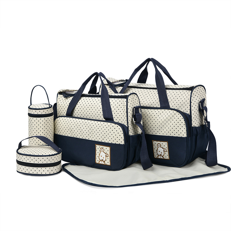 Mom's bag for family outings, casual and fashionable crossbody bag, multi-functional large-capacity handbag for home use, waterproof single-shoulder bag Item Picture