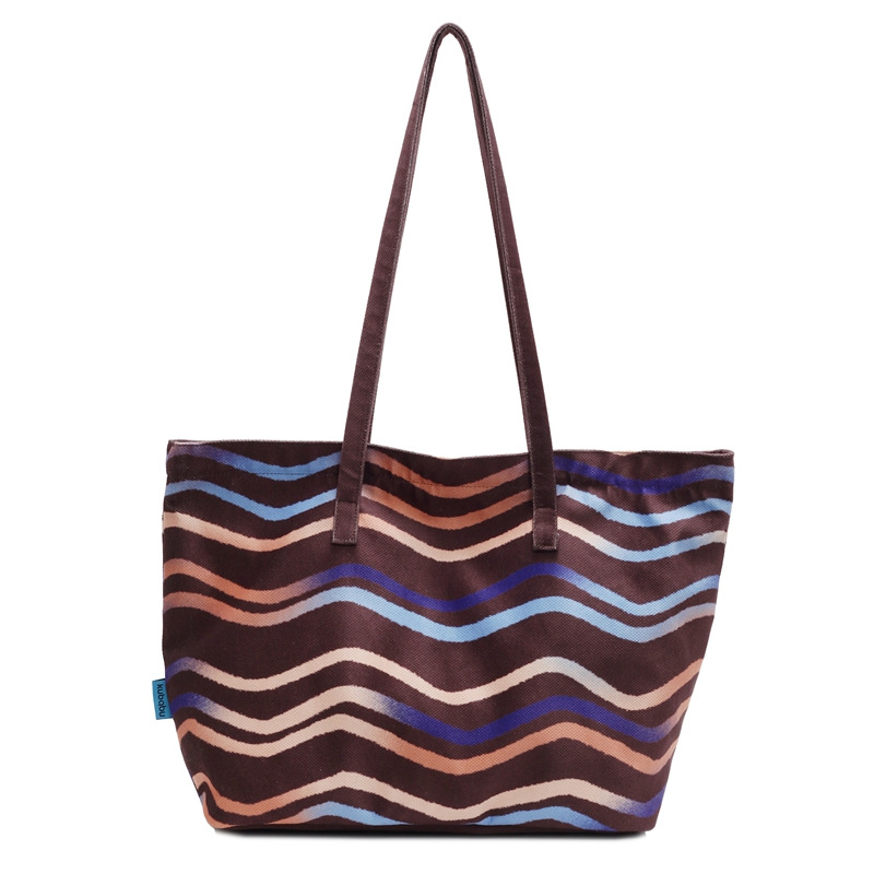 Fashionable new large-capacity cartoon women's handbag, high appearance level, girl tote bag, casual commuting, cute single-shoulder bag Item Picture