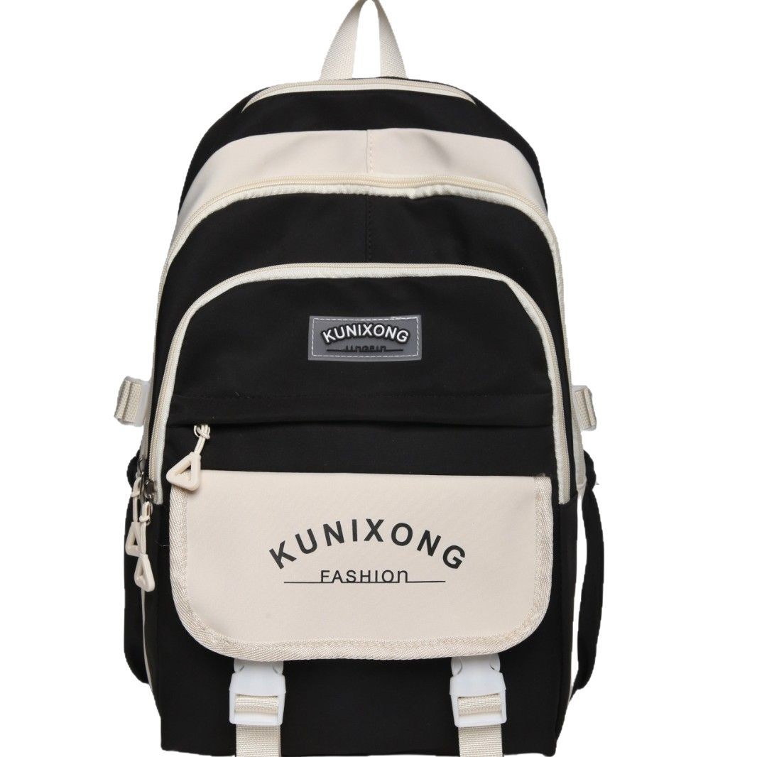 A two-piece backpack set for primary and secondary school students with a high level of appearance and a Korean-style ins color scheme, and a large-capacity backpack for female junior high school students Item Picture