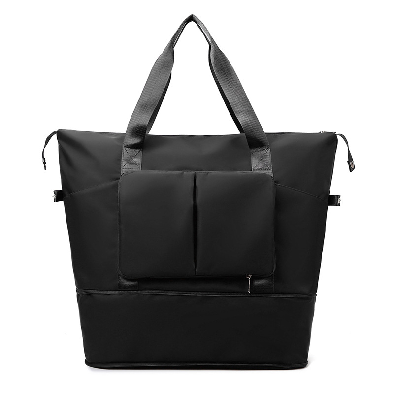 Fitness bags, cross-border expandable large-capacity travel bags, dry and wet separation lightweight maternity bags, student storage luggage bags Item Picture