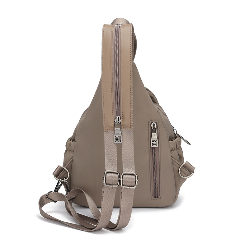 Travel backpack for women 2024 New style chest bag, lightweight commuting crossbody dual-purpose bag, sports single-shoulder hiking small backpack Specification drawing