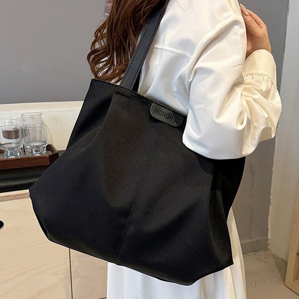 Large-capacity fashionable Korean-style commuter bag for women, new autumn 2024 stylish handbag, fabric tutorial tote bag Specification drawing