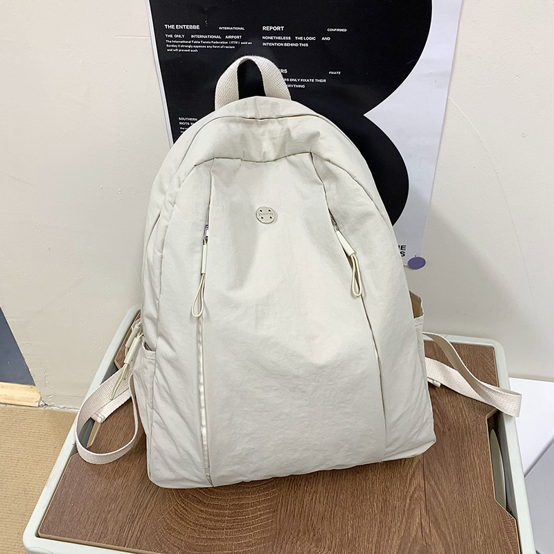 New casual school travel backpack, lightweight and large-capacity nylon fabric study bag, waterproof backpacks for both boys and girls details Picture