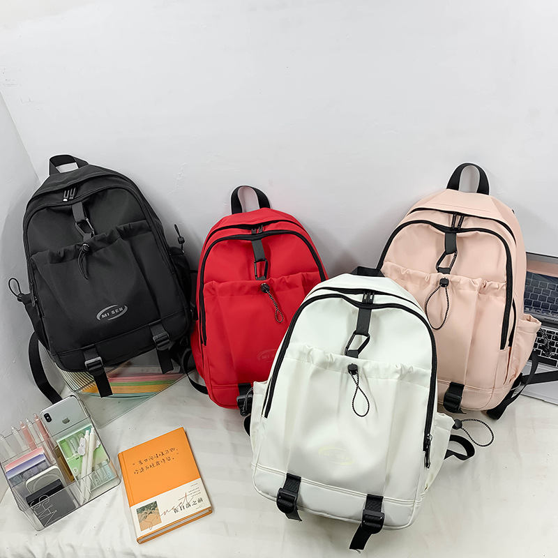 Cross-border fashion large-capacity schoolbag, Korean version for high school and college students, casual junior high school, forest-style backpack, backpack and travel bag full figure