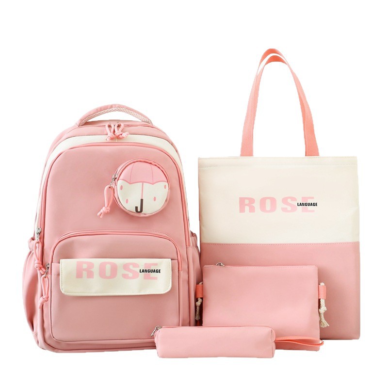 A new style of fashionable letter travel backpack for women in 2025, a lightweight backpack for college students to travel and study on campus Item Picture