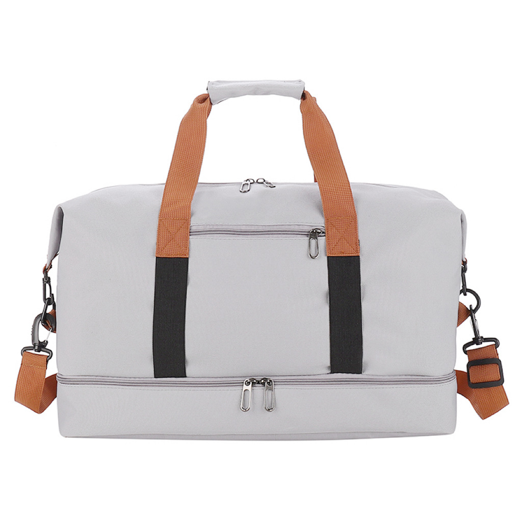 Customized travel bags with logo printing, trendy luggage bags for couples, large-capacity multi-functional sports, yoga and fitness bags details Picture