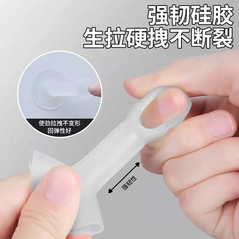 New type of silicone door stop for anti-collision and non-drilling, bathroom door stop, rear door handle anti-collision pad Application Scenario
