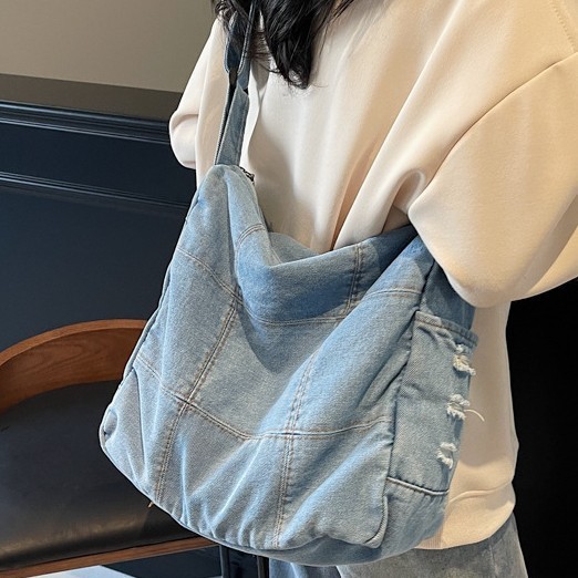 Fashionable and trendy tote bag for women, Spring 2025 new style, large-capacity single-shoulder bag for work and commuting, casual underarm bag Specification drawing