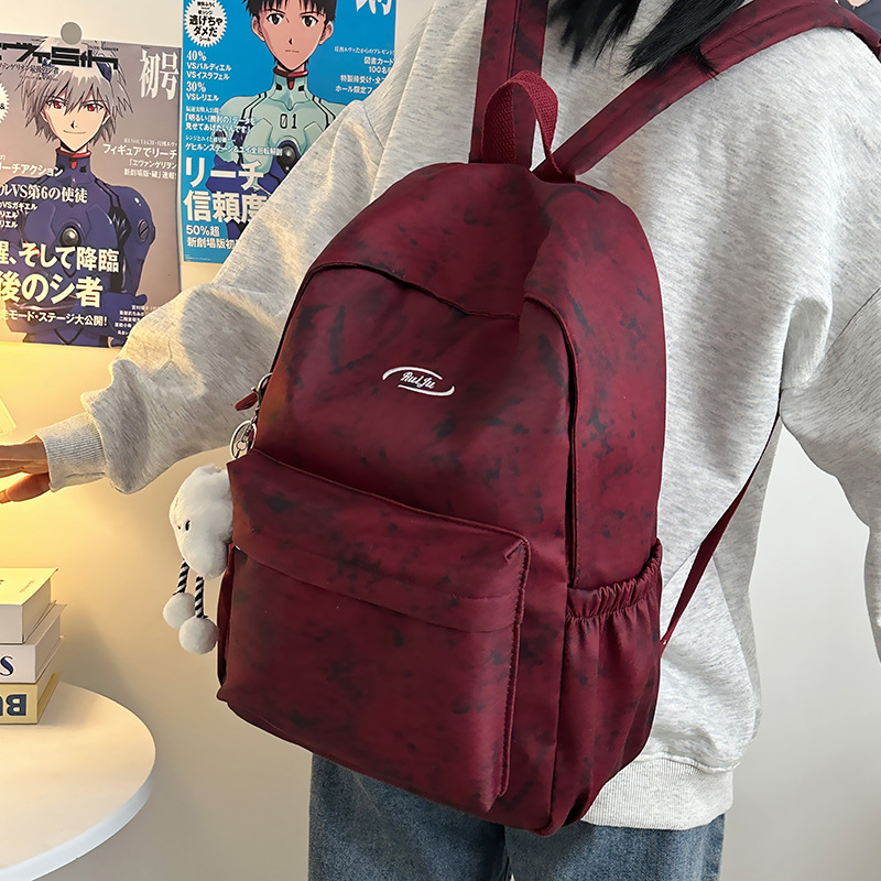 Schoolbag for female college students, high-end, niche street trend backpack, large-capacity, versatile backpack for junior high school and senior high school students Application Scenario