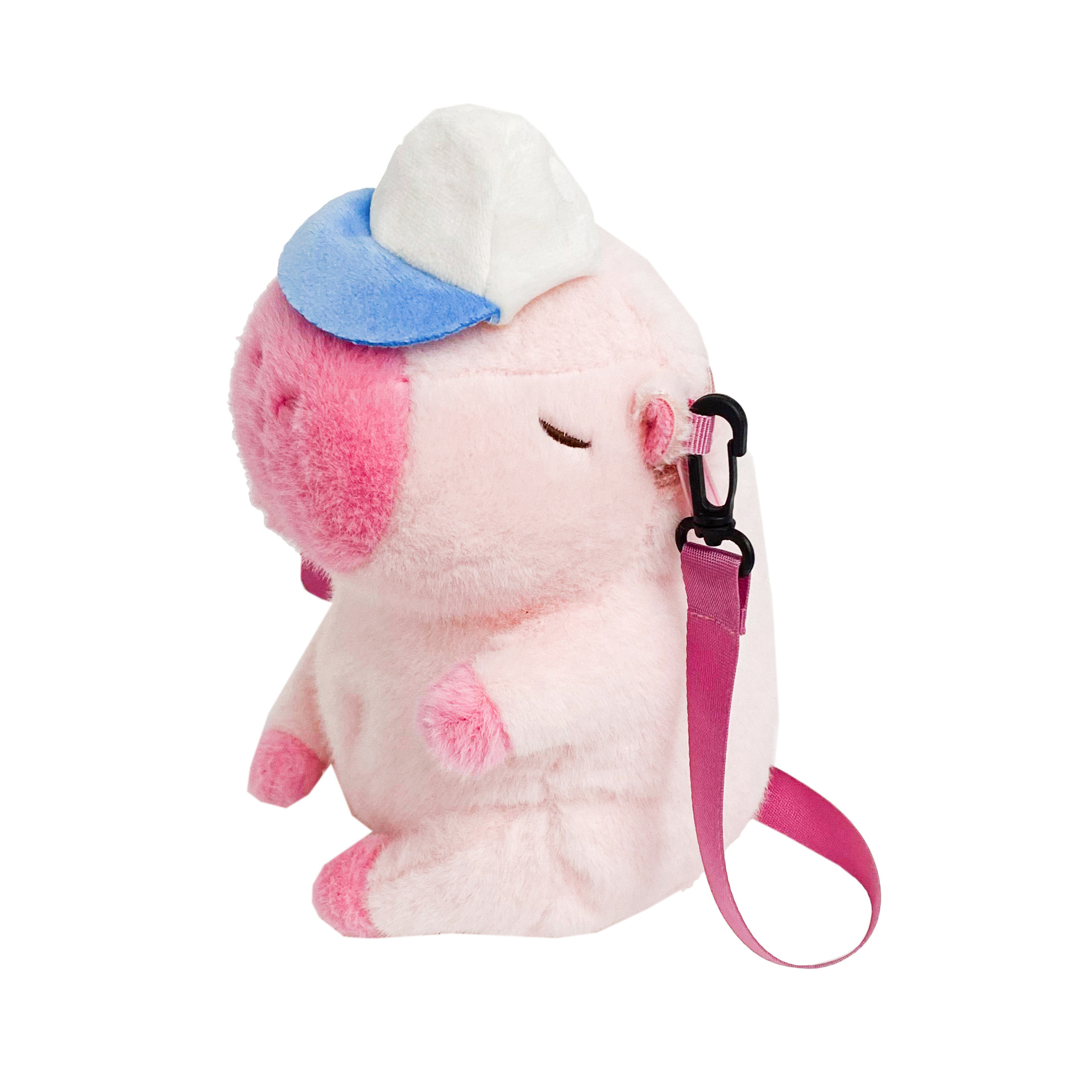 New Capibara crossbody backpack, cute and ugly doll bag, large-capacity capybara double-back storage bag wholesale Item Picture