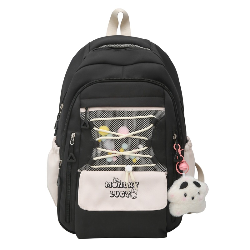 Junior high school schoolbags, boys' backpacks, girls' outdoor travel lightweight, large-capacity backpacks for primary and middle school students, new styles for high school students Item Picture